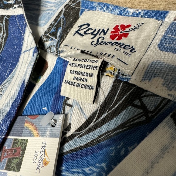 REYN SPOONER Transpacific Yacht Race Transpac 2023 Tank Top Blue Nautical Size 0 - Picture 7 of 8